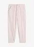 Pantaloni elasticizzati in twill con cucitura, bonprix