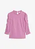 Maglia con maniche a 3/4 e arricciatura, bonprix