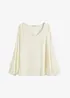 Tunica di chiffon con bordino di strass, bonprix