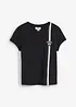 T-shirt cropped con stampa, bonprix