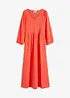 Abito midi in jersey operato, bonprix