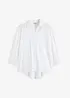 Blusa con fondo asimmetrico e maniche a palloncino, bonprix