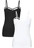 Top in misto cotone (pacco da 2), bonprix