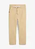Pantaloni chino in puro cotone straight, relaxed fit, bonprix