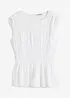 Blusa smanicata in morbido misto viscosa, bonprix