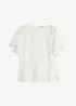 Blusa in misto viscosa morbido, bonprix