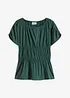 Top a blusa con arricciature, bonprix