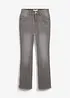 Jeans bootcut, vita alta, bonprix