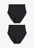 Slip contenitivo senza cuciture con effetto modellante leggero (pacco da 2), bonprix