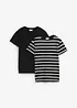 T-shirt in puro cotone biologico (pacco da 2), bonprix