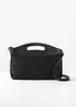 Borsa di paglia con manico in pelle, bonprix