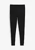 Leggings in cotone con cinta larga e arricciature, bonprix
