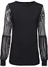 Maglia con maniche lunghe in misto viscosa, bonprix