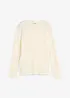Maglia a maniche lunghe semitrasparente, bonprix