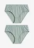 Slip alto con pizzo delicato (pacco da 2), bonprix