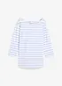 Maglia con maniche a 3/4 e scollo a barca, bonprix