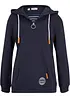 Felpa con cappuccio in misto cotone, bonprix