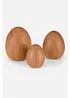 Soprammobile uova di Pasqua simil legno (set 3 pezzi), bonprix