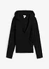 Pullover con cappuccio e fondo asimmetrico, bonprix