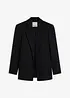 Blazer effetto lino con fodera a righe, bonprix