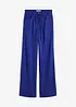 Pantaloni in lyocell con pinces e laccetto da annodare in vita, bonprix