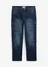 Jeans cargo elasticizzati loose fit, straight, bonprix