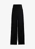 Pantaloni prémaman in jersey con vita alta a punto smock e gamba dritta, bonprix