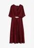 Abito in chiffon con applicazione di strass, bonprix