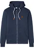 Felpa con zip e cappuccio, bonprix