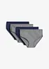 Culotte a vita alta con cotone biologico (pacco da 4), bonprix