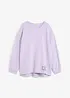 Felpa in misto cotone con orlo asimmetrico, bonprix