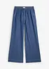 Jeans wide leg con cinta comoda, vita media, bonprix