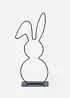 Statuetta decorativa silhouette coniglio, bonprix