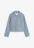Giacca di jeans corta a righe, bonprix
