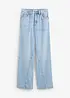 Jeans wide leg, vita alta, bonprix