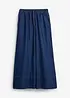 Jeans wide leg con cinta comoda, vita media, bonprix