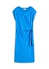 Abito di jersey in misto cotone elasticizzato con nodo al lato, bonprix