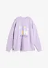 Felpa oversize in misto cotone, bonprix