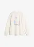 Felpa oversize in misto cotone, bonprix