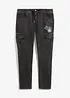 Jeans cargo elasticizzati regular fit con elastico in vita, tapered, bonprix