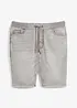 Bermuda in jeans elasticizzati con elastico in vita, regular fit, bonprix