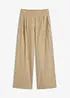 Pantaloni con pinces in misto lino, bonprix
