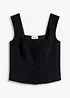 Top con bottoni, bonprix
