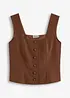 Top con bottoni, bonprix