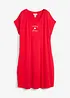 Abito di jersey con ricami in misto viscosa e elastan, bonprix