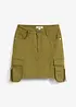 Minigonna in misto cotone elasticizzato, bonprix