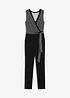 Tuta elegante in jersey a righe, bonprix