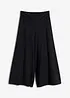 Pantaloni culotte con leggero effetto crinkle, bonprix