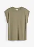 Top con spalline imbottite in misto viscosa, bonprix