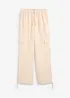 Pantaloni cargo in tessuto fluente, bonprix